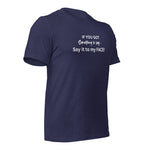 URise Together "Say It to May FACE!" Unisex T-shirt cotton