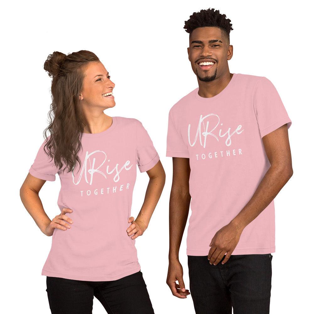 "URise Together" T-Shirt - Pink - URiseTogetherApparel