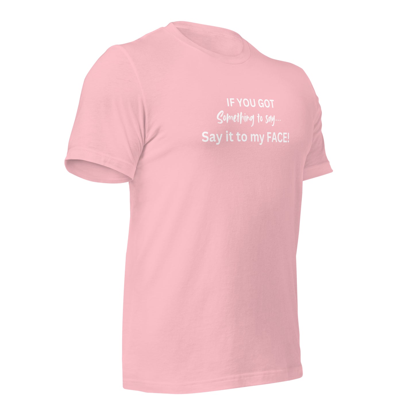 URise Together "Say It to May FACE!" Unisex T-shirt cotton