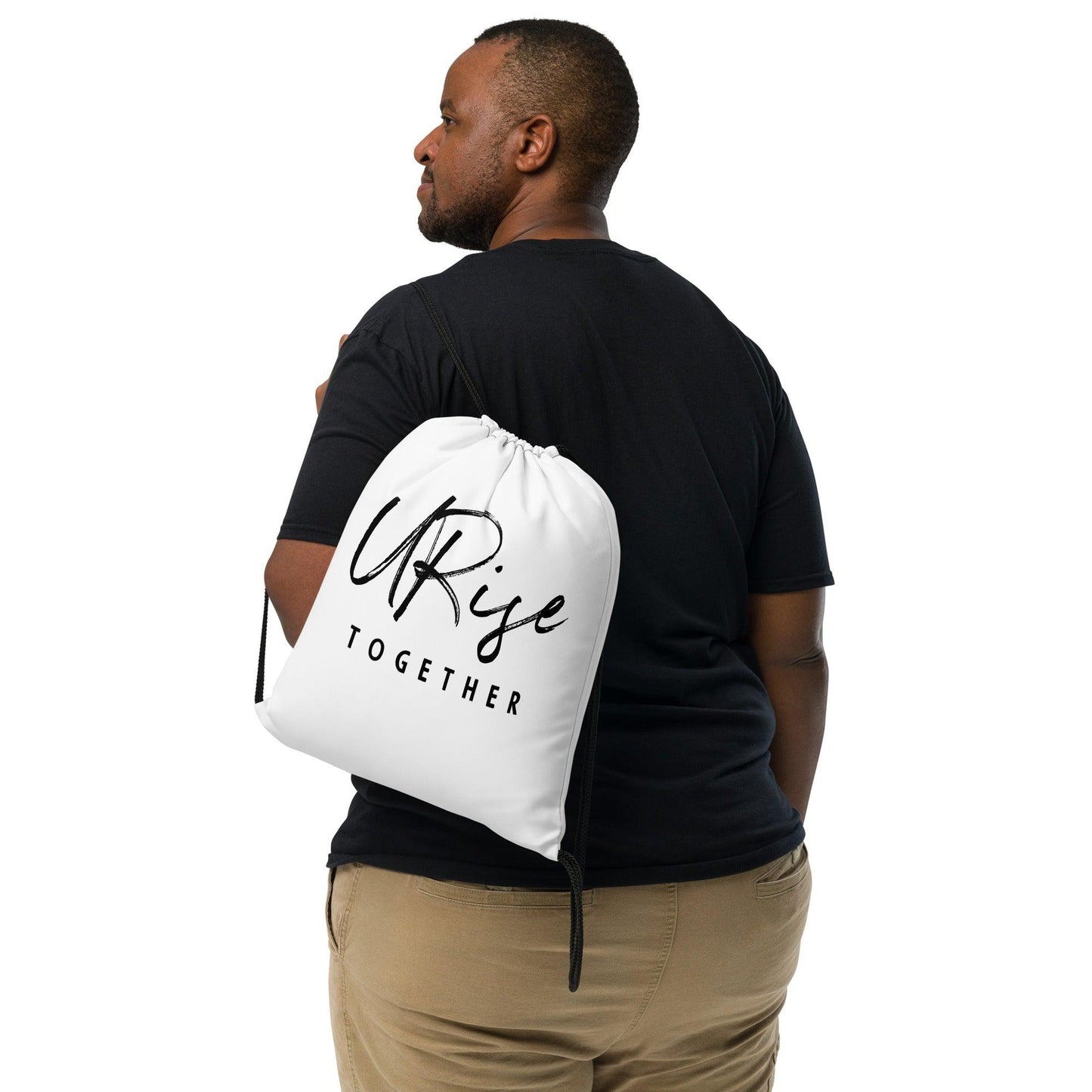 "URise Together" Drawstring bag - URiseTogetherApparel