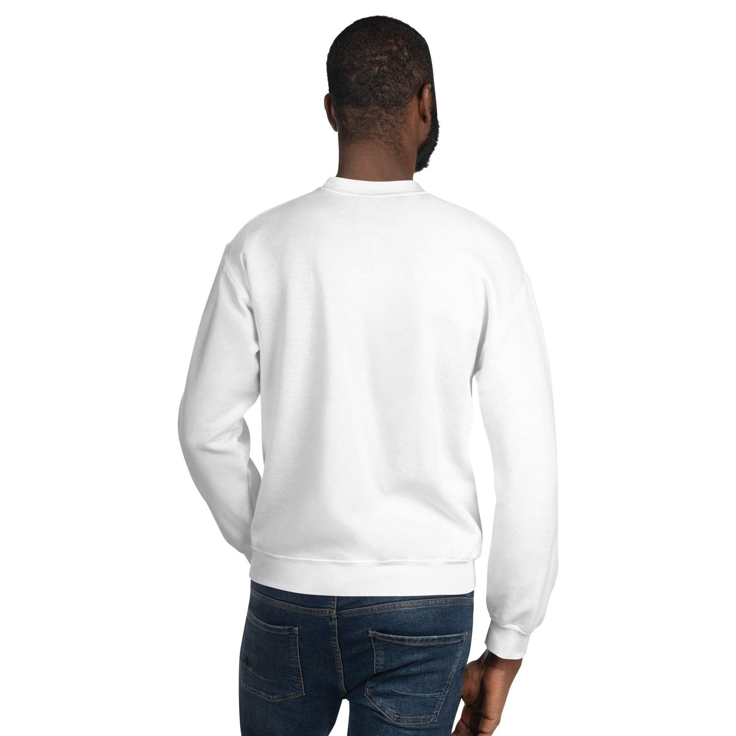 "URise Together" Embroidered Sweatshirt - White - URiseTogetherApparel