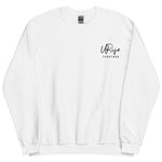 "URise Together" Embroidered Sweatshirt - White - URiseTogetherApparel