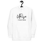 "URise Together" Embroidered logo Hoodie - White - URiseTogetherApparel