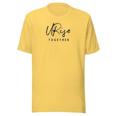 "URise Together" T-Shirt - Yellow - URiseTogetherApparel